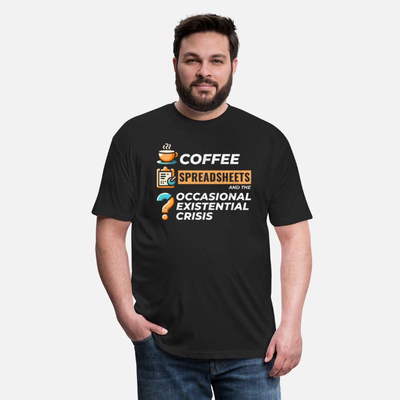 Accountant Bookkeeping Coffee Spreadsheets Funny