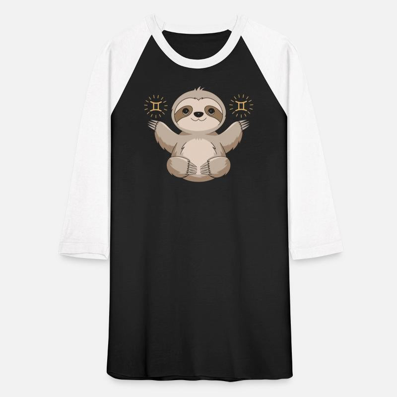 Adorable Gemini Zodiac Sloth Embraces Gemini Charm