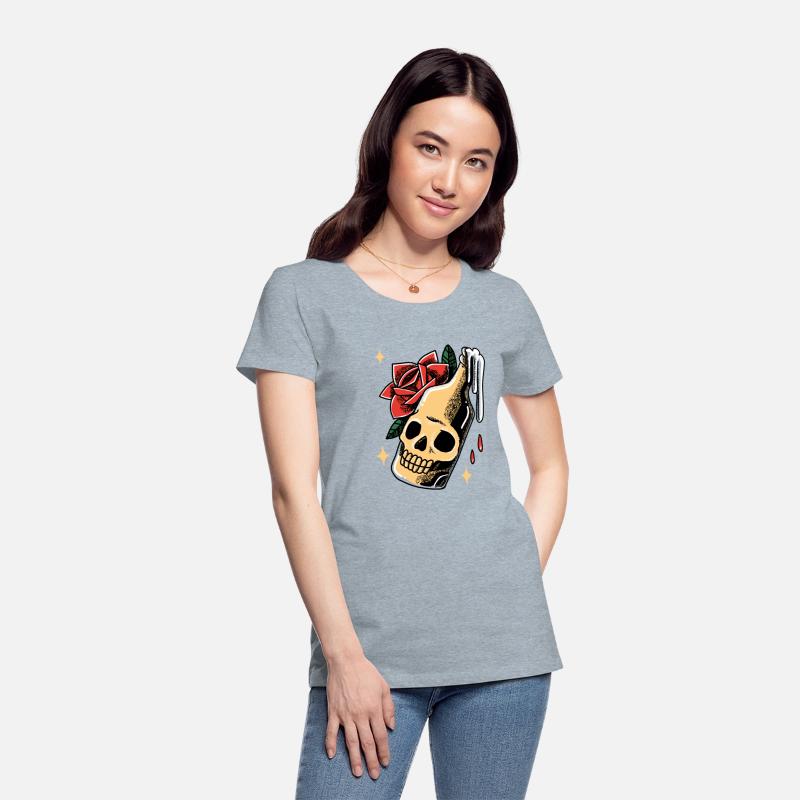 Alcohol Bottle Poison Ink Tattoo Graphic