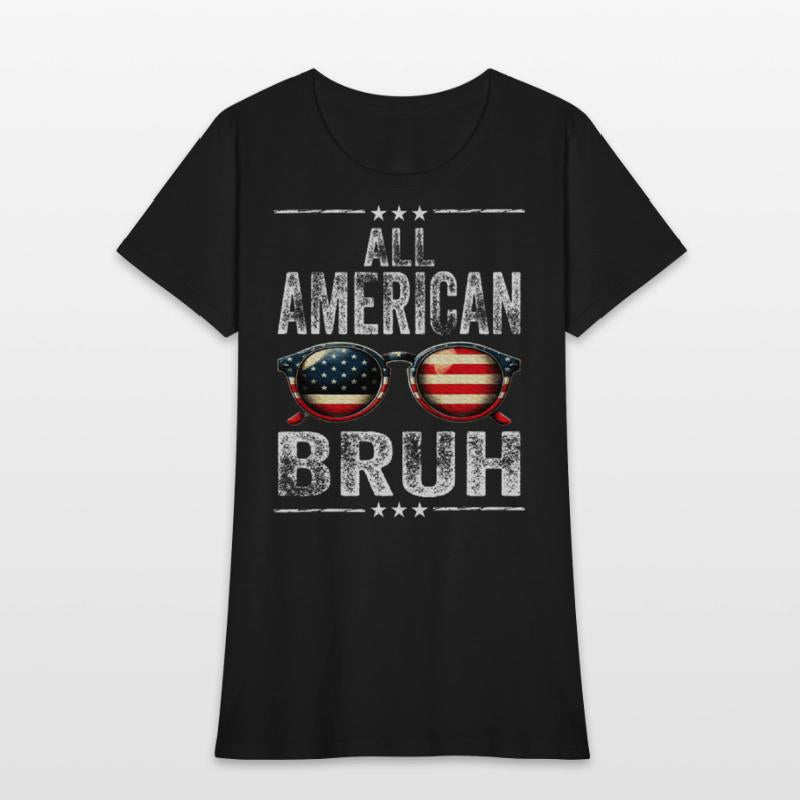 All American Bruh 4th Of July Teen Boys Patriotic