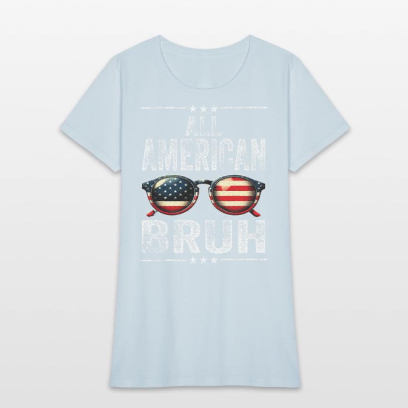 All American Bruh 4th Of July Teen Boys Patriotic