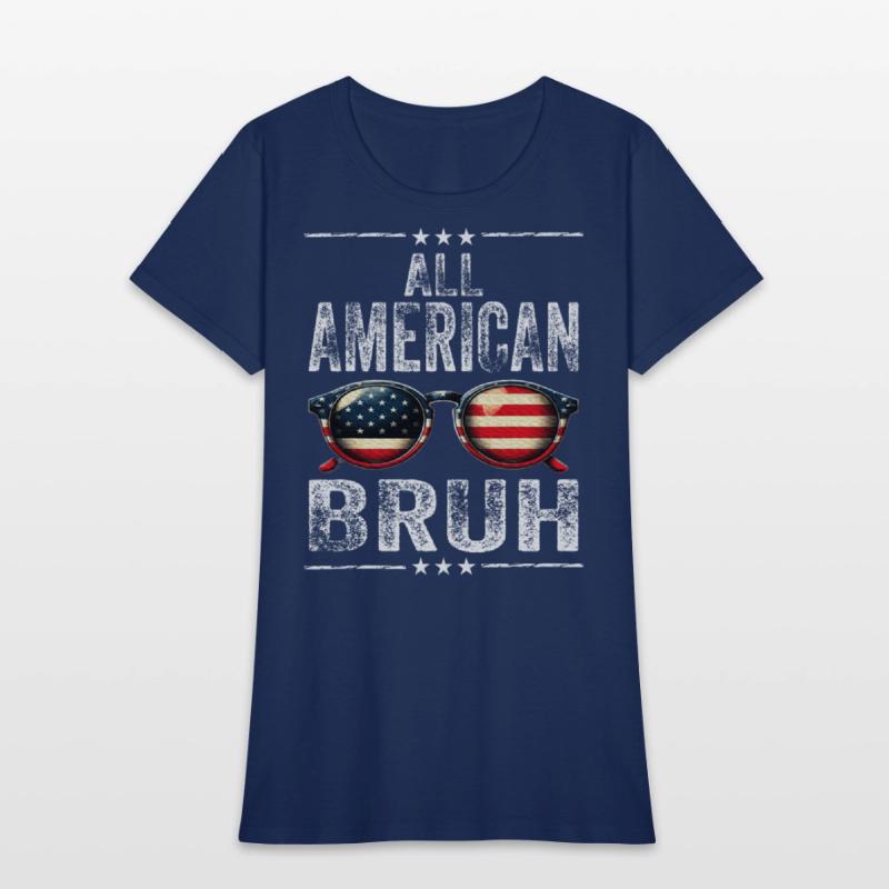 All American Bruh 4th Of July Teen Boys Patriotic