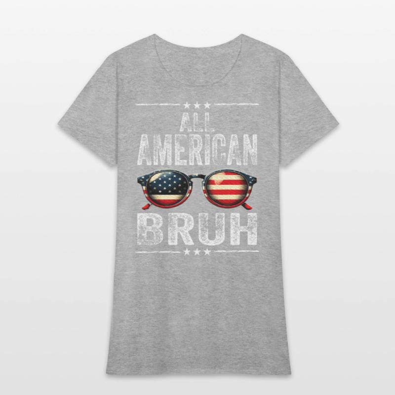 All American Bruh 4th Of July Teen Boys Patriotic