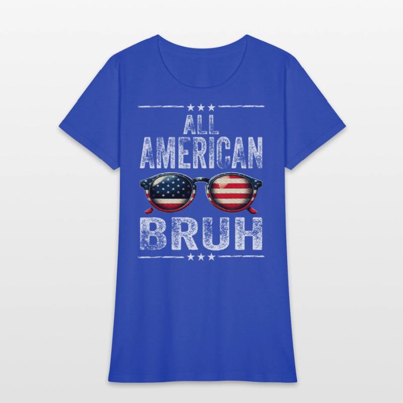 All American Bruh 4th Of July Teen Boys Patriotic
