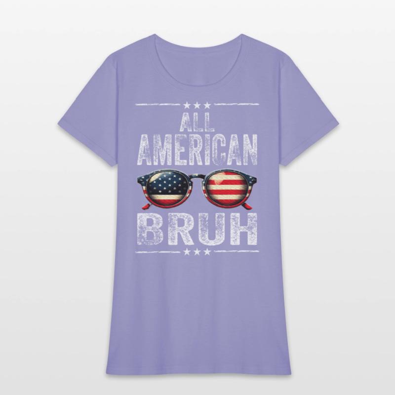 All American Bruh 4th Of July Teen Boys Patriotic