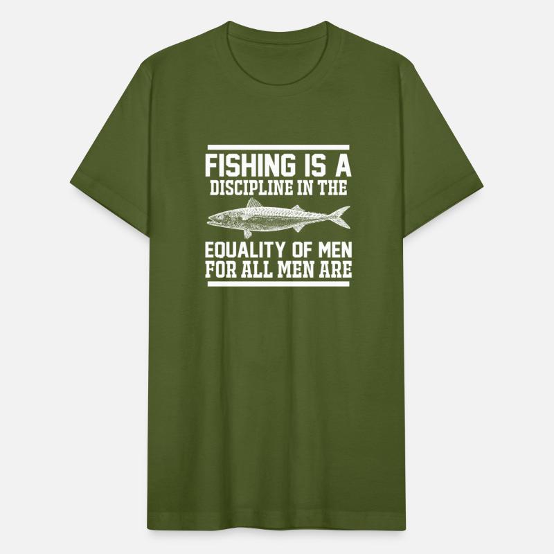 All men are equal before fish | Funny gift idea