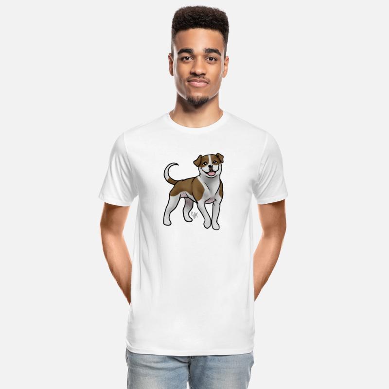 American Bulldog Brown And White