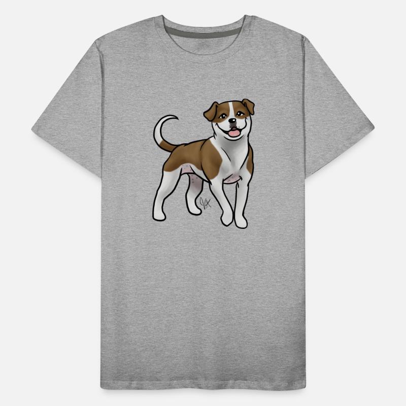 American Bulldog Brown And White