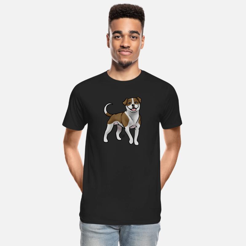 American Bulldog Brown And White