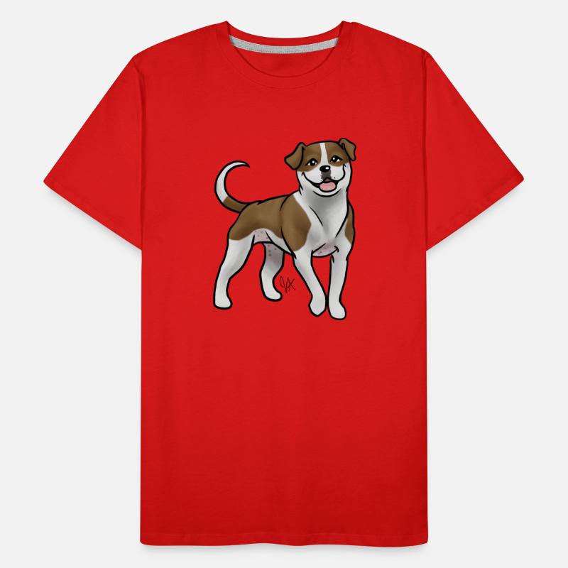 American Bulldog Brown And White