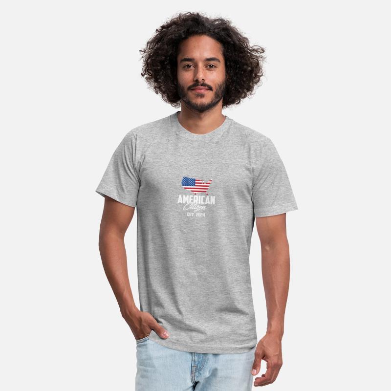 American Citizen Est 2024 US Flag Naturalized
