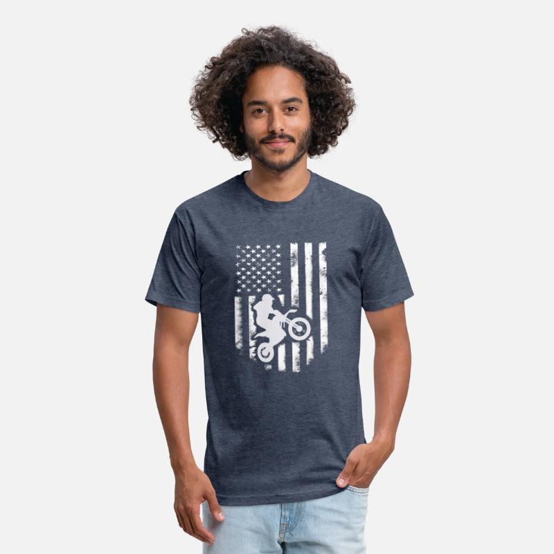 American Flag Motorcross Cool Dirt Bike Gift