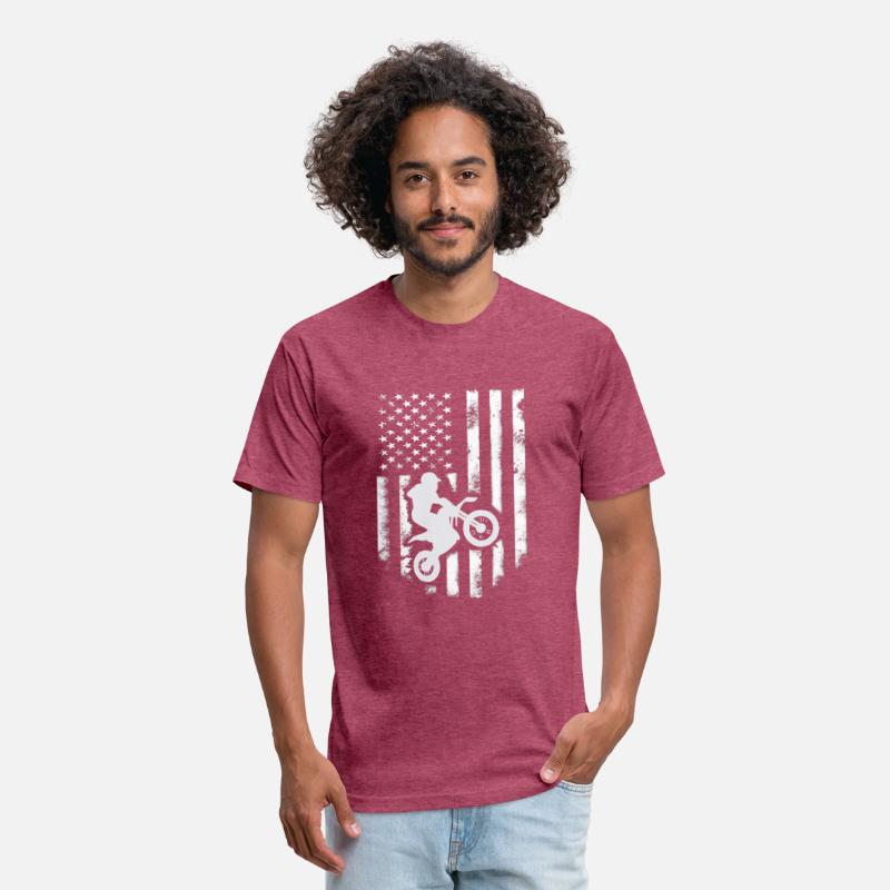 American Flag Motorcross Cool Dirt Bike Gift
