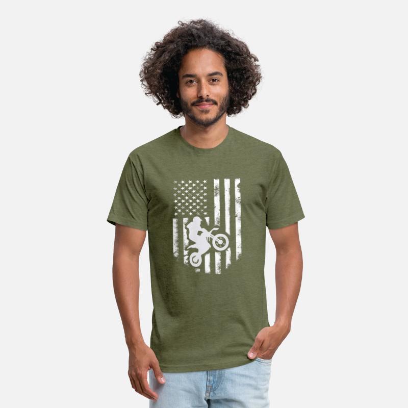 American Flag Motorcross Cool Dirt Bike Gift