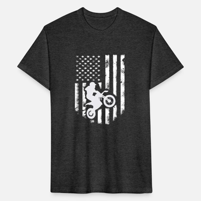 American Flag Motorcross Cool Dirt Bike Gift