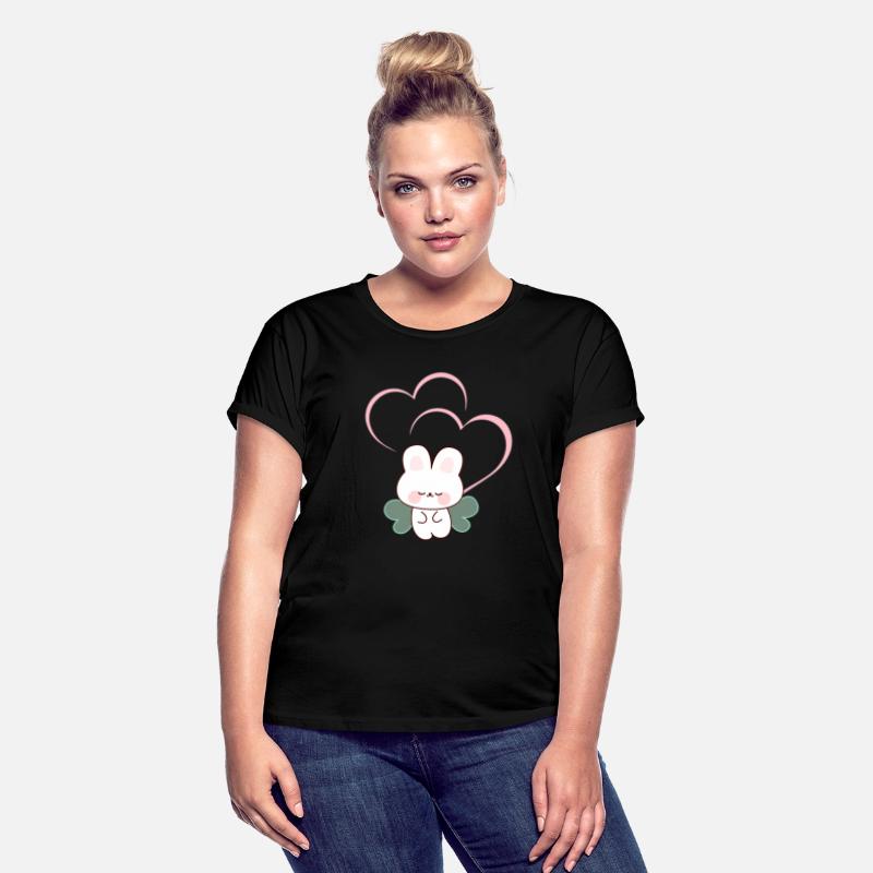 Angel Bunny with Pink Hearts