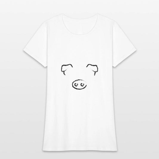 ANIMAL FACE PIG BLACK