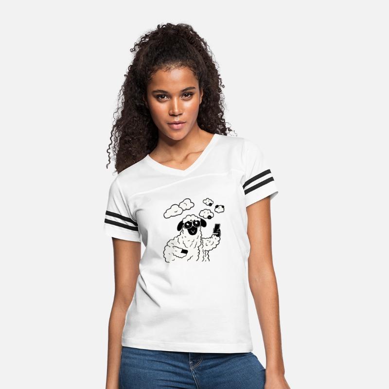 Anime-Style Sheep Taking a Selfie