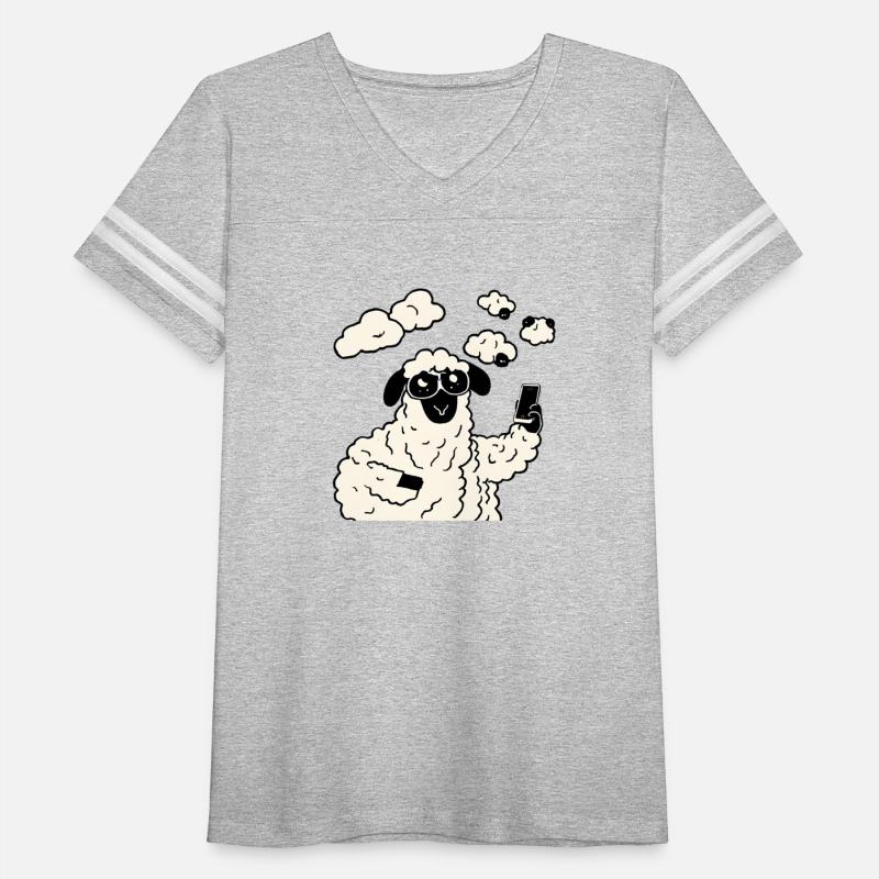 Anime-Style Sheep Taking a Selfie