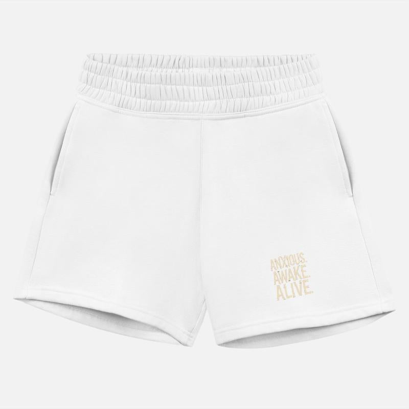 Anxious Awake Alive Distressed Text Tee