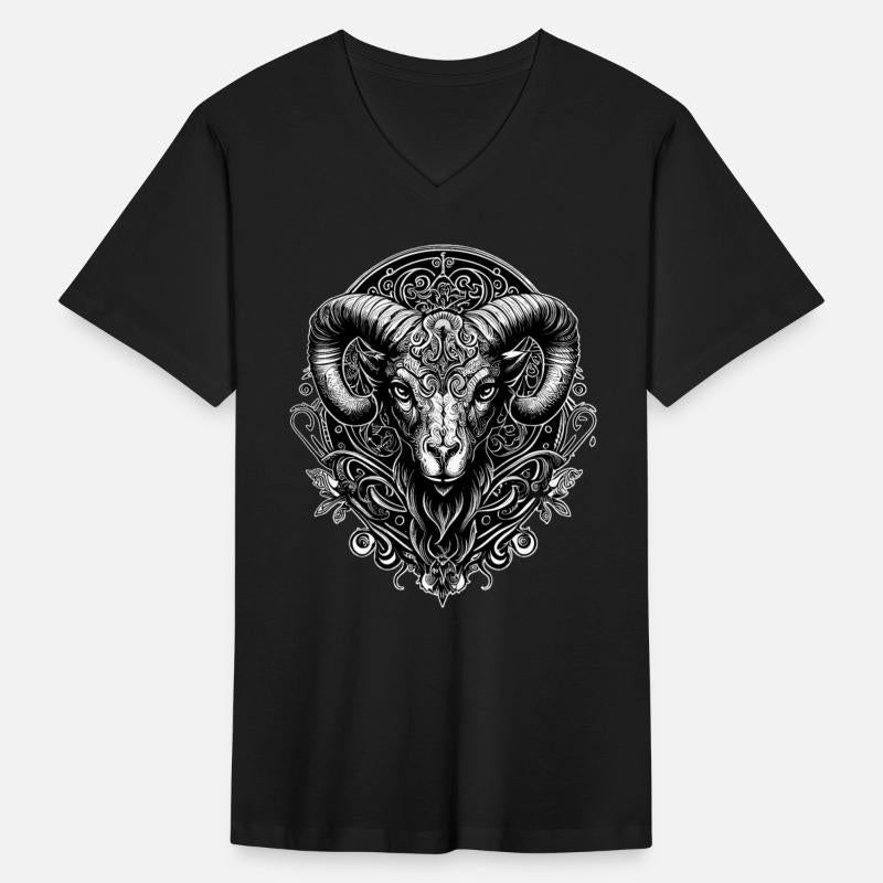 Aries Zodiac Sign Ornate Ram Astrology Horoscope
