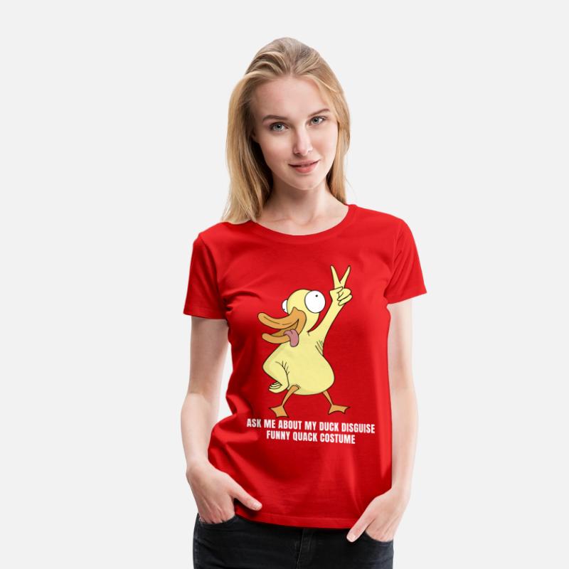 Ask me about my duck disguise funny quack costume