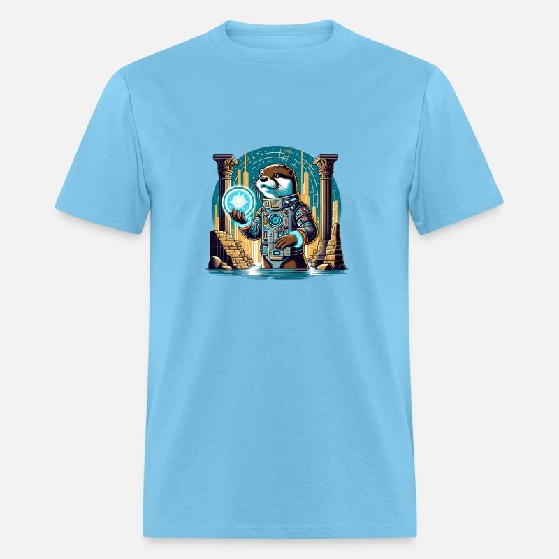 Astral Otter Explorer in Ancient Ruins