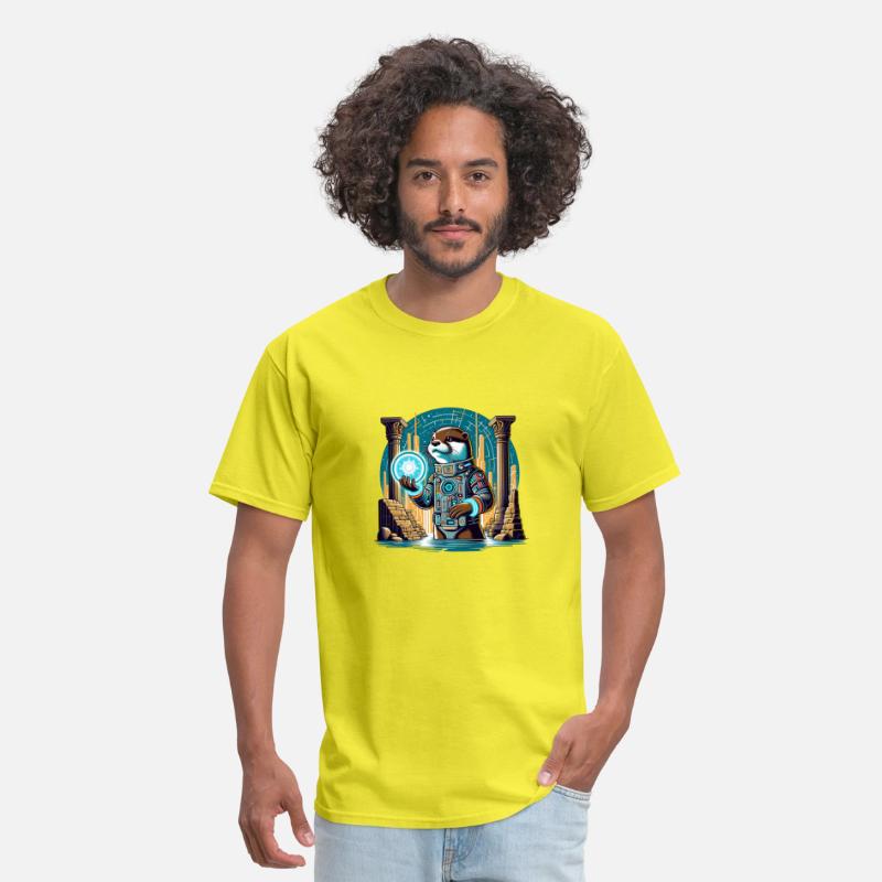 Astral Otter Explorer in Ancient Ruins