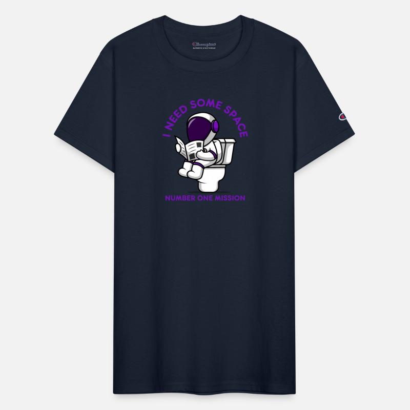 Astronaut Space Number One Poop Toilet Humor Funny