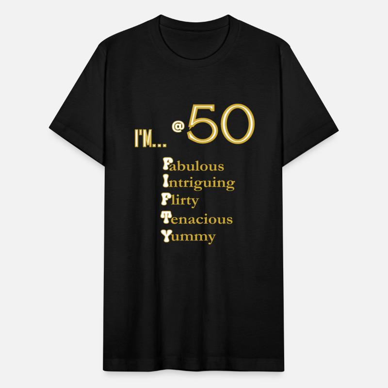 At 50I'm......