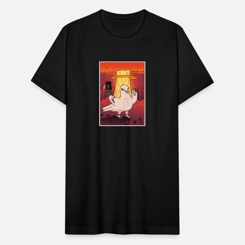 Atomic dove apocalypse prevention peace symbol