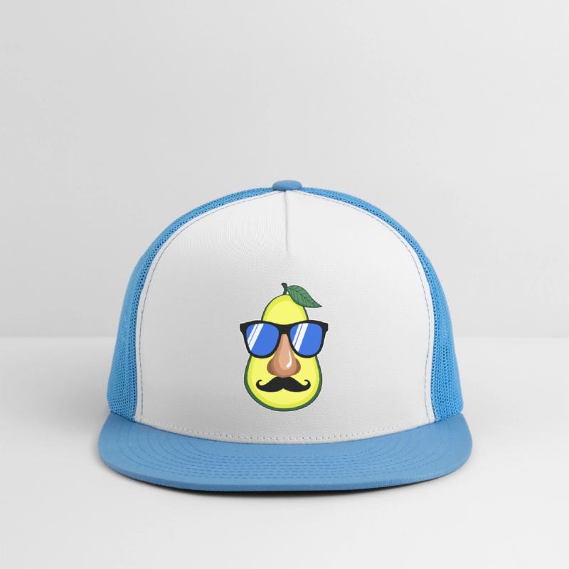 avocado face glasses mustache gift idea