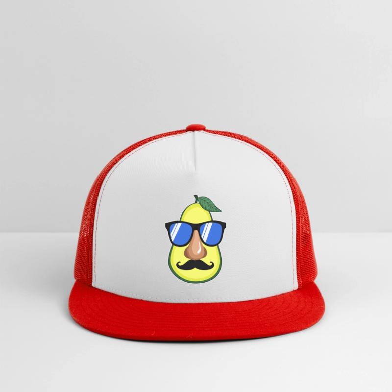 avocado face glasses mustache gift idea