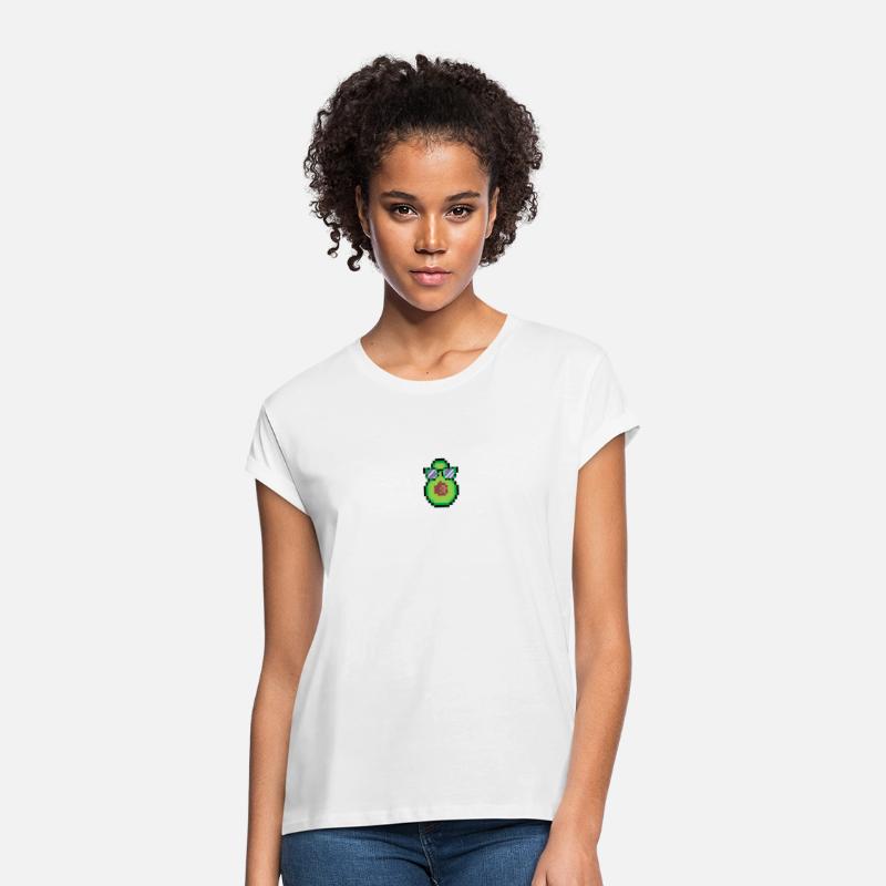 Avocado Nerd Glasses Pixel Design Pixel Art