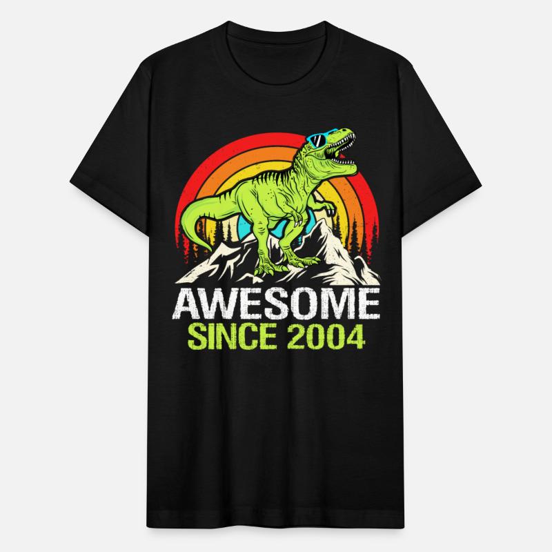 Awesome Since 2004 Dinosaur 19th Birthday Gift