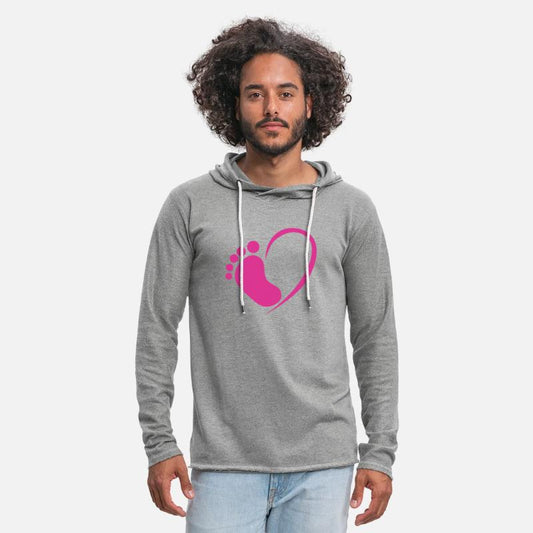 Baby foot heart pink