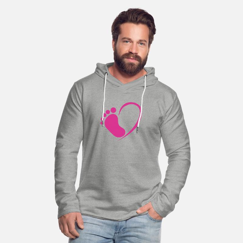 Baby foot heart pink