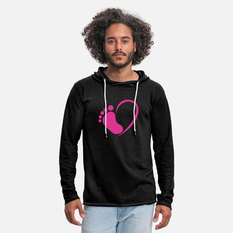 Baby foot heart pink