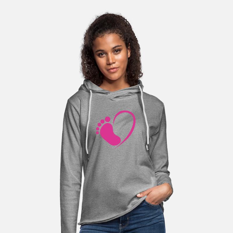 Baby foot heart pink