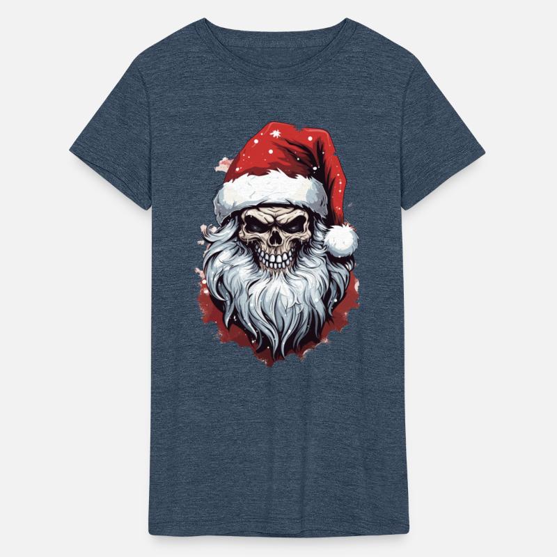 Bad Santa Claus Ugly Christmas Skull Gift