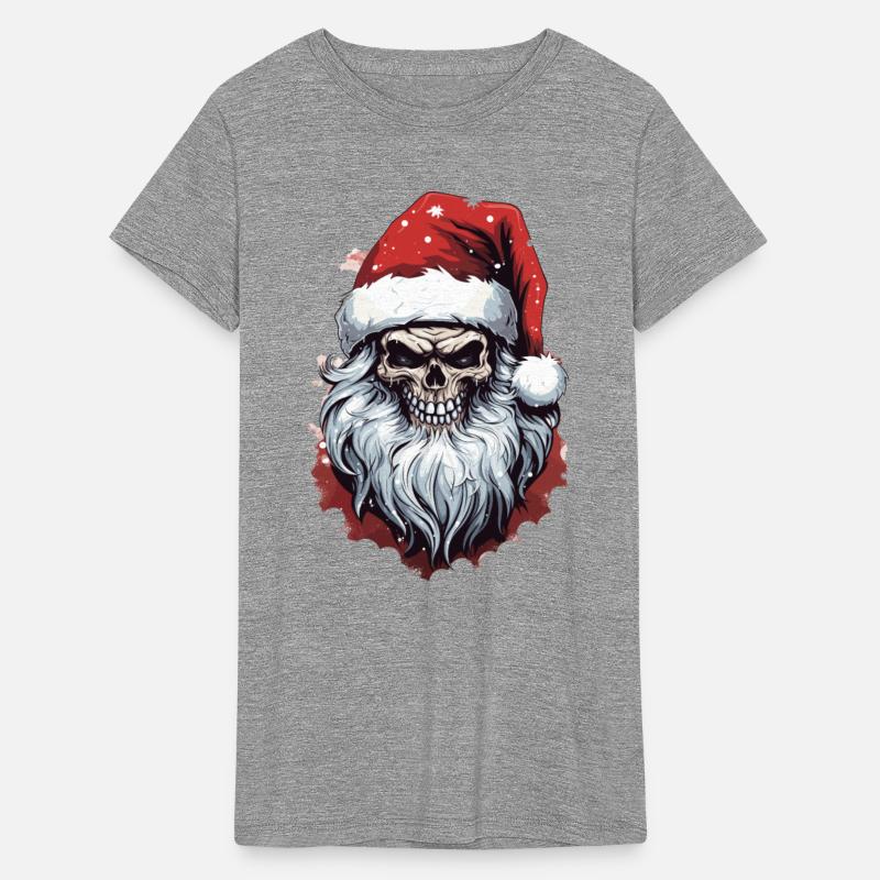 Bad Santa Claus Ugly Christmas Skull Gift