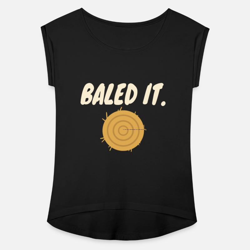 Baled it Hay Bale Funny Farmers Pun Joke