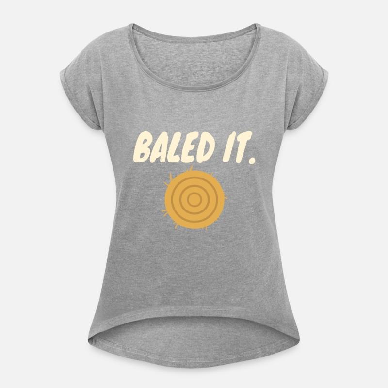 Baled it Hay Bale Funny Farmers Pun Joke