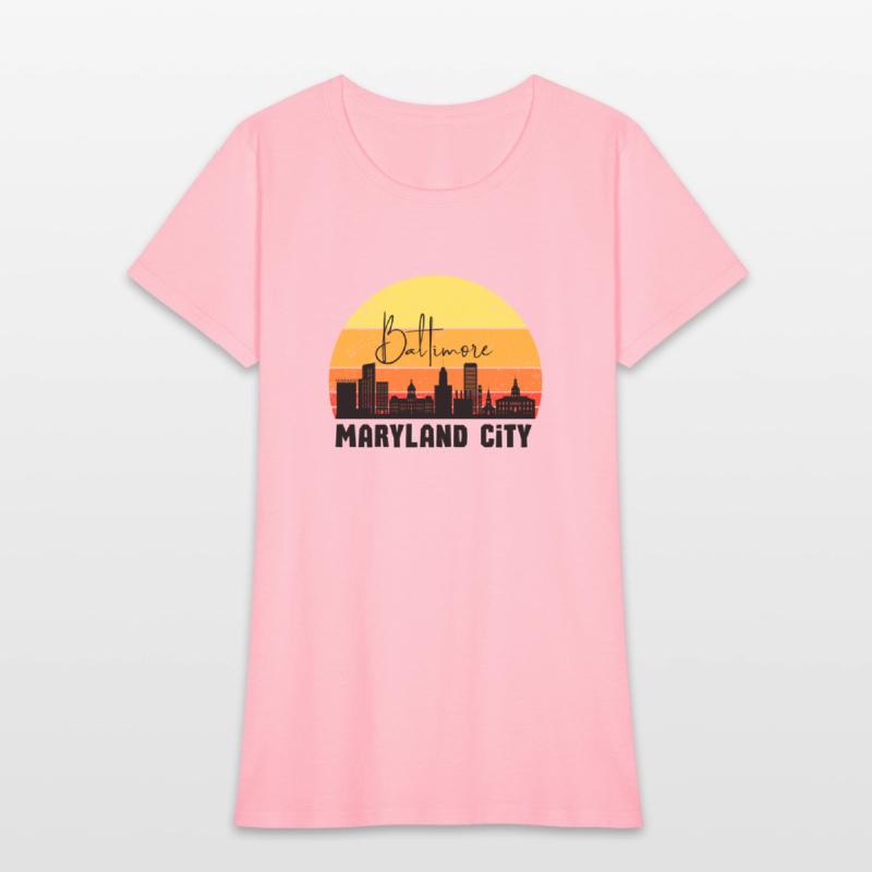 Baltimore Maryland Charm City Cityscape