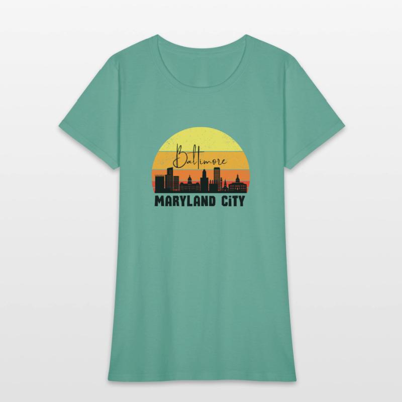 Baltimore Maryland Charm City Cityscape