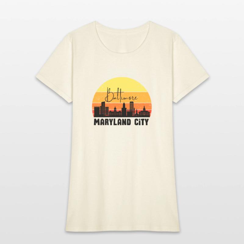 Baltimore Maryland Charm City Cityscape