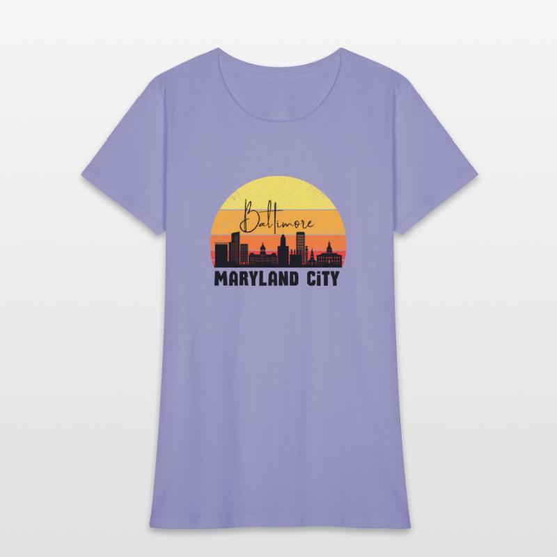 Baltimore Maryland Charm City Cityscape