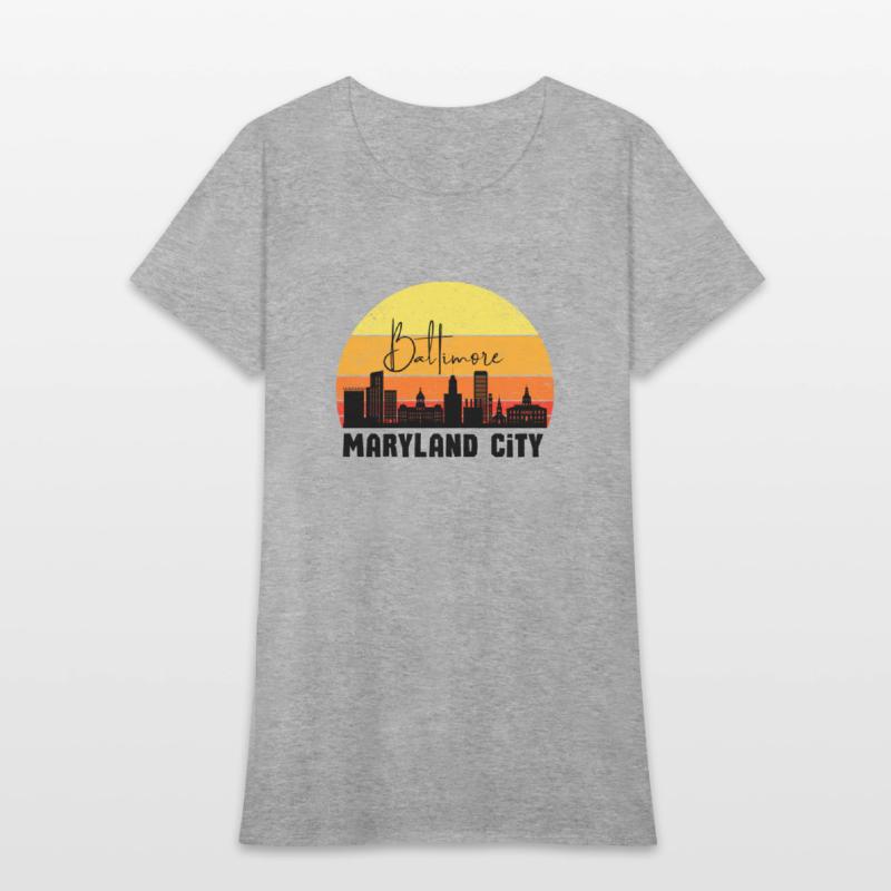 Baltimore Maryland Charm City Cityscape