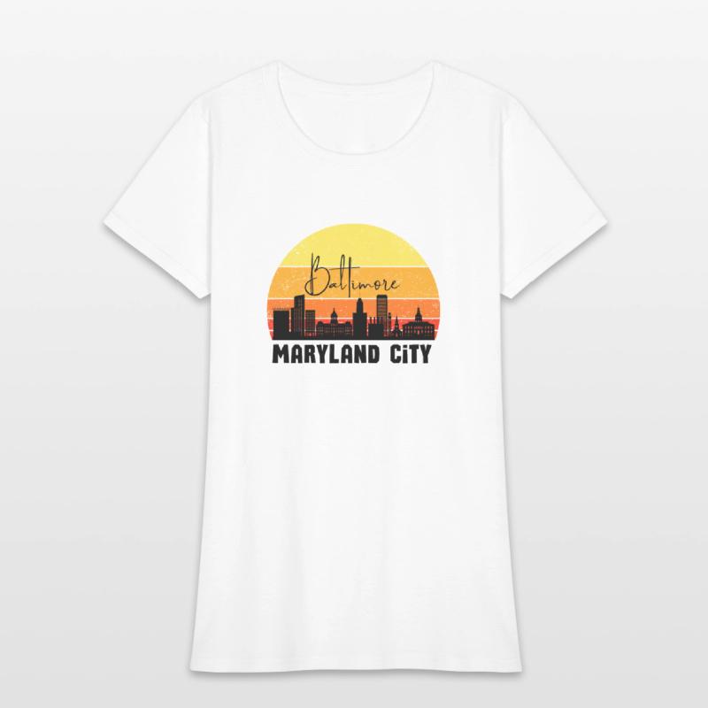 Baltimore Maryland Charm City Cityscape