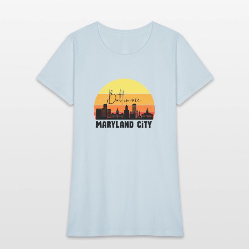 Baltimore Maryland Charm City Cityscape